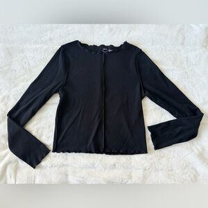 Aerie Black Long Sleeve Shirt